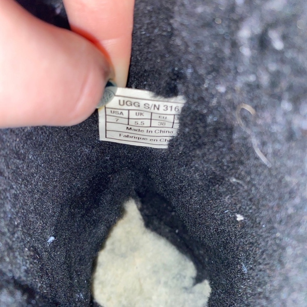 Black Sequin Uggs - image 4